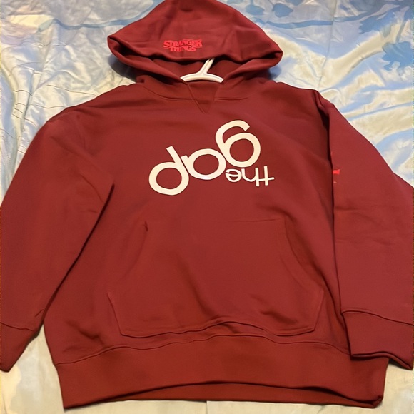 Gap × Stranger Things Teen Upside Down Gap Logo Hoodie - Picture 2 of 4